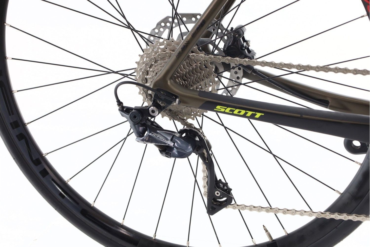 Produit reconditionné · Scott Addict 10 · Vert / Vélo de route | Très bon état
