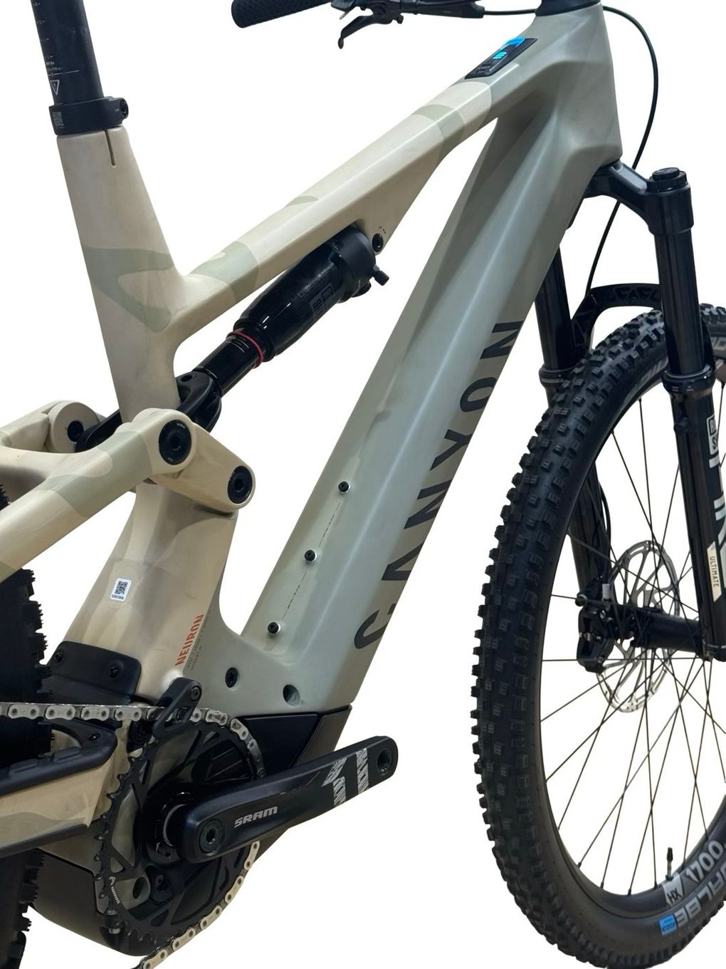 produit reconditionné . Canyon Neuron:ON CF 9 Sram GX AXS 2023 . VTT électrique . Canyon . très bon état