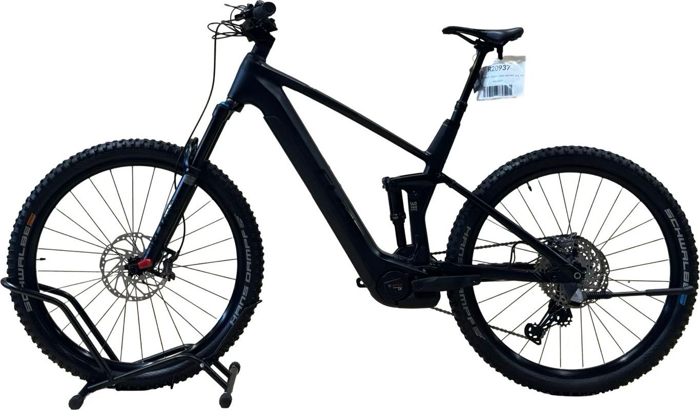 produit reconditionné . Cube Stereo Hybrid 140 HPC SLX 750 Shimano XT 2024 . VTT électrique . Cube . très bon état