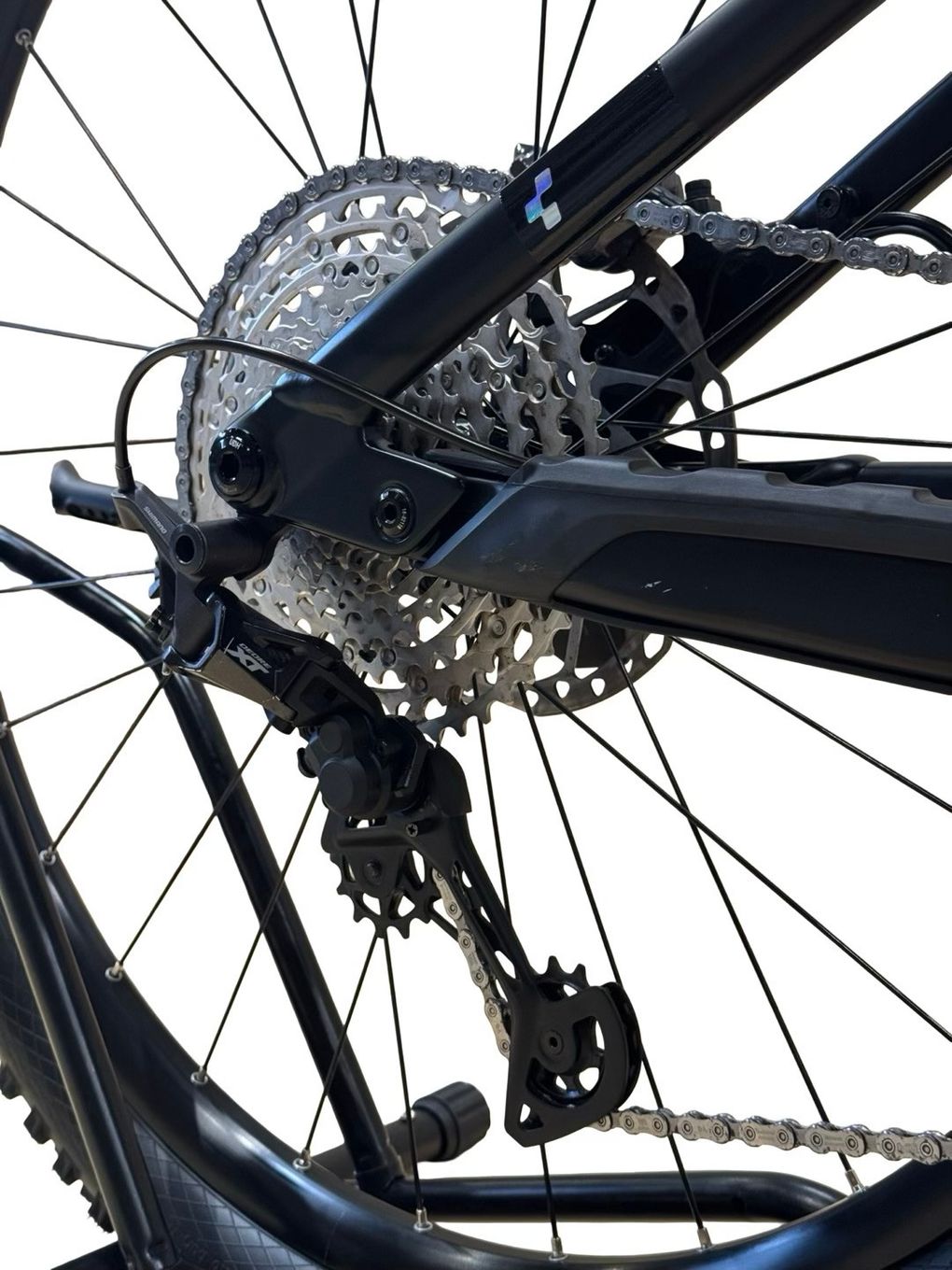 produit reconditionné . Cube Stereo Hybrid 140 HPC SLX 750 Shimano XT 2024 . VTT électrique . Cube . très bon état