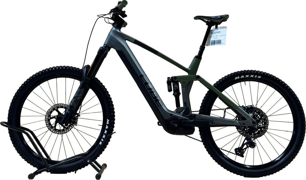 produit reconditionné . Cube Stereo Hybrid 160 HPC TM 750 Sram GX 2024 . VTT électrique . Cube . très bon état