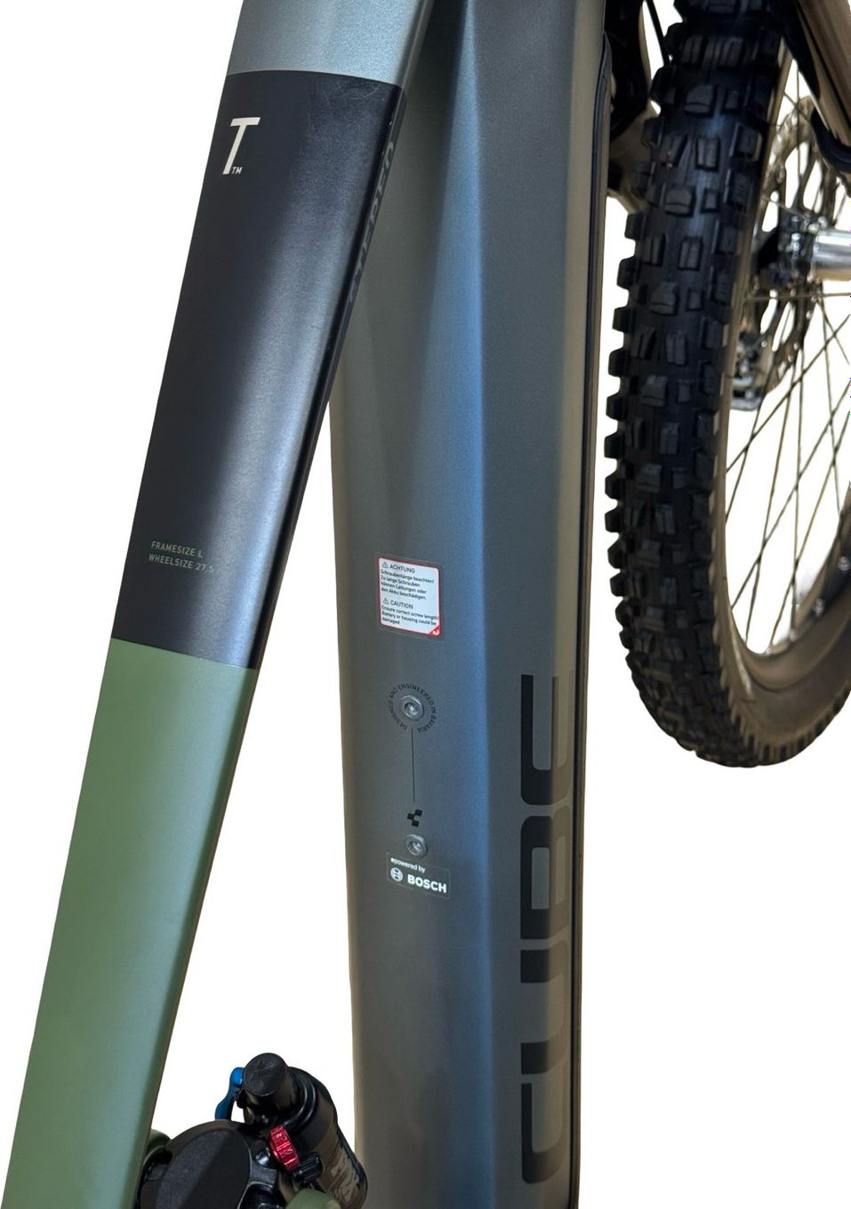 produit reconditionné . Cube Stereo Hybrid 160 HPC TM 750 Sram GX 2024 . VTT électrique . Cube . très bon état