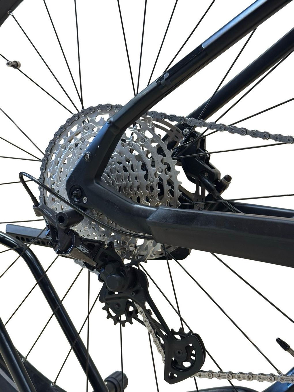 produit reconditionné . Cube Reaction Hybrid SLX 750 Shimanon XT 2024 . VTT électrique . Cube . très bon état