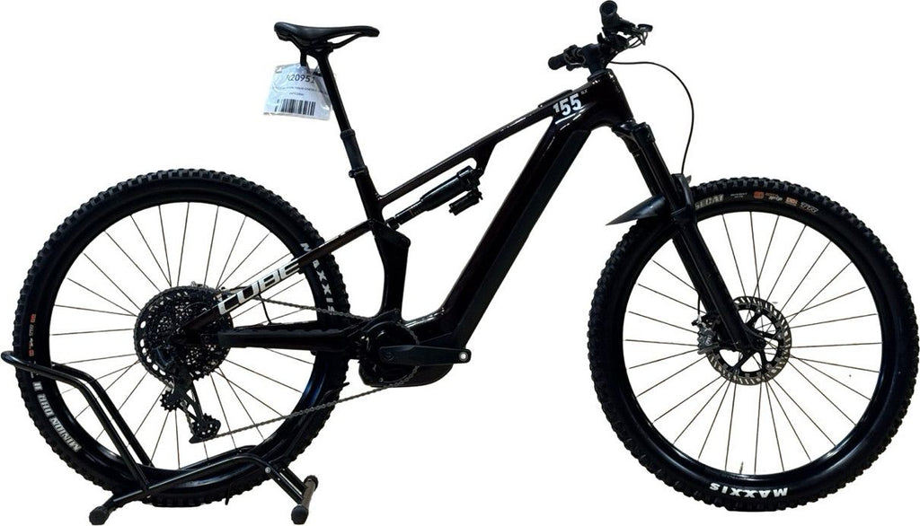 produit reconditionné . Cube Stereo Hybrid ONE55 C:68X SLX 750 Sram GX 2024 . VTT électrique . Cube . très bon état