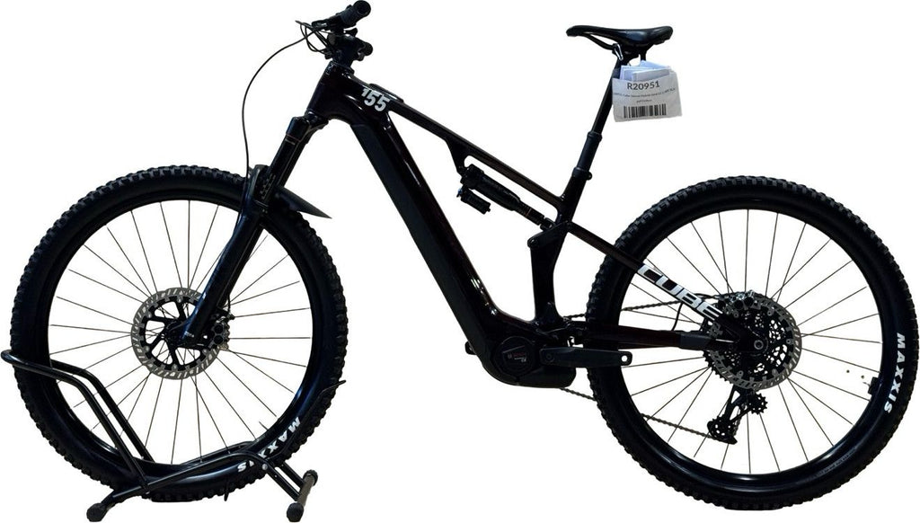 produit reconditionné . Cube Stereo Hybrid ONE55 C:68X SLX 750 Sram GX 2024 . VTT électrique . Cube . très bon état