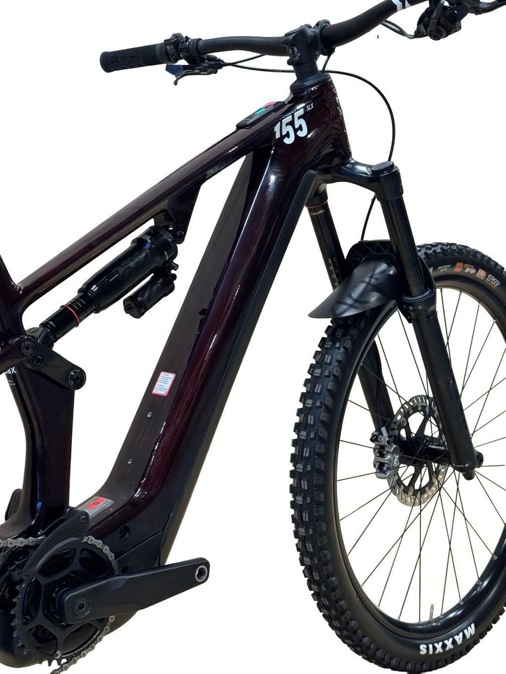 produit reconditionné . Cube Stereo Hybrid ONE55 C:68X SLX 750 Sram GX 2024 . VTT électrique . Cube . très bon état