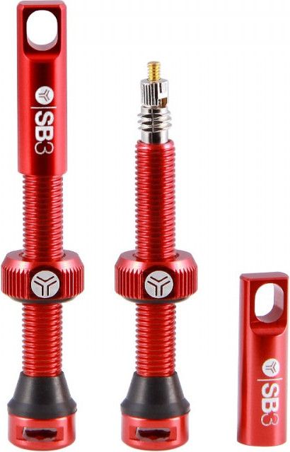  Valves Tubeless SB3 Kroma Presta Rouge