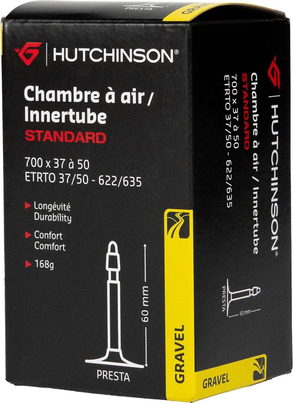 Chambre à Air Hutchinson Gravel 700 mm Presta 60 mm