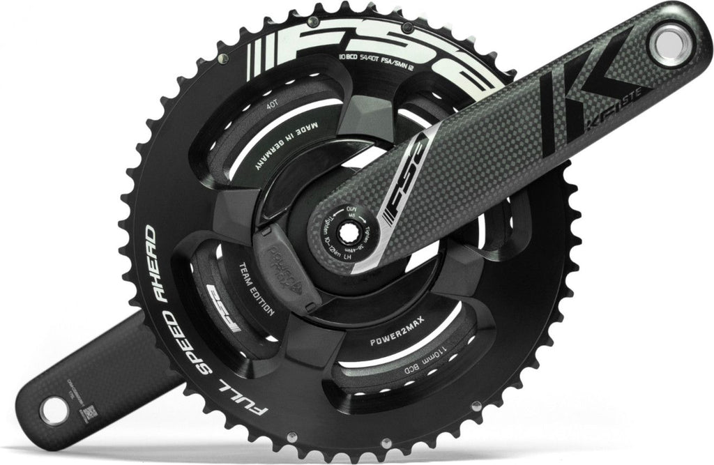 Pédalier Capteur de Puissance FSA Powerbox K-Force Team Edition 50/34 Dents 12V Noir