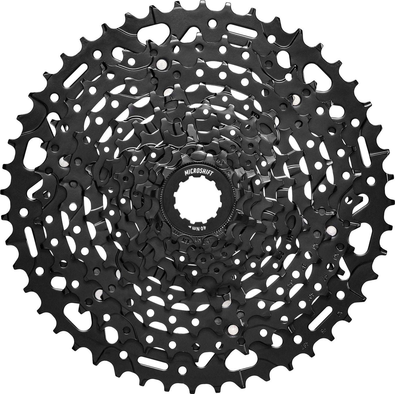 Cassette MicroShift Advent MX H-Series SpeedRamp HG 10V ED Noir