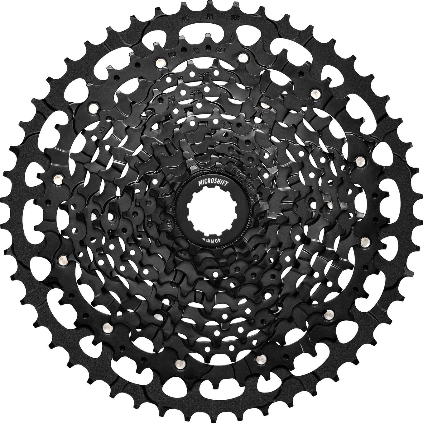 Cassette MicroShift Advent MX H-Series SpeedRamp HG 11V ED Noir