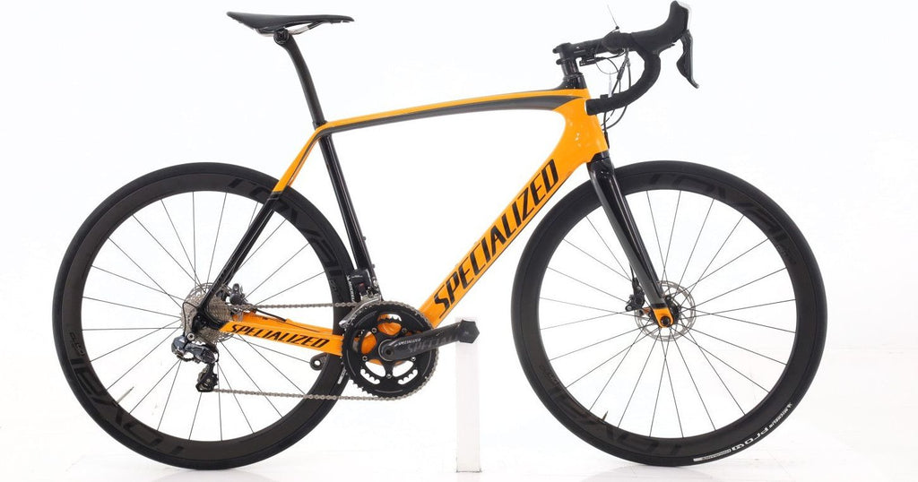 Produit reconditionné · Specialized Tarmac Di2 11V · Orange / Vélo de route | Très bon état