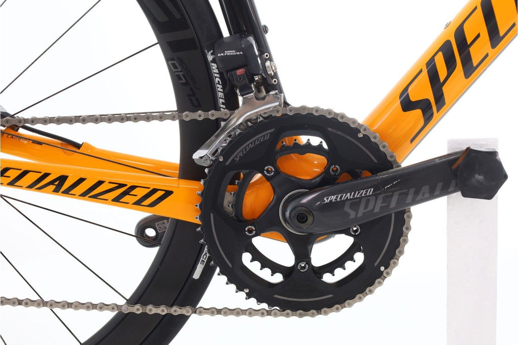 Produit reconditionné · Specialized Tarmac Di2 11V · Orange / Vélo de route | Très bon état