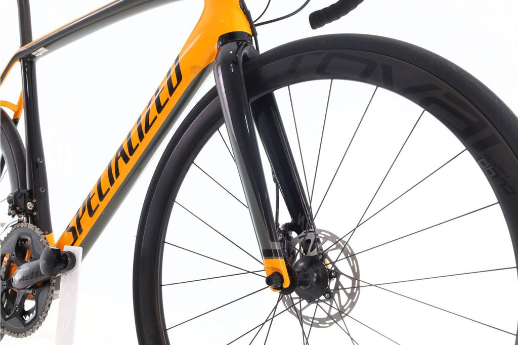 Produit reconditionné · Specialized Tarmac Di2 11V · Orange / Vélo de route | Très bon état