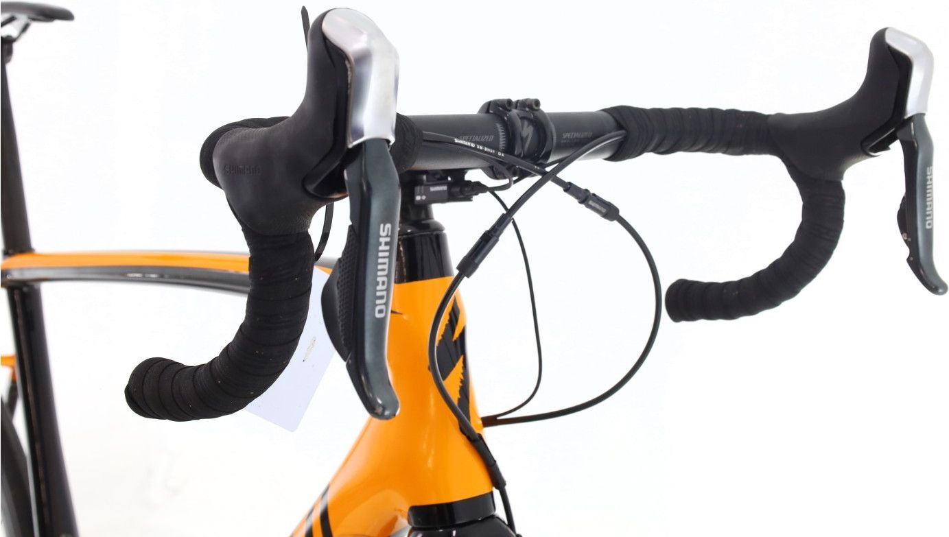 Produit reconditionné · Specialized Tarmac Di2 11V · Orange / Vélo de route | Très bon état