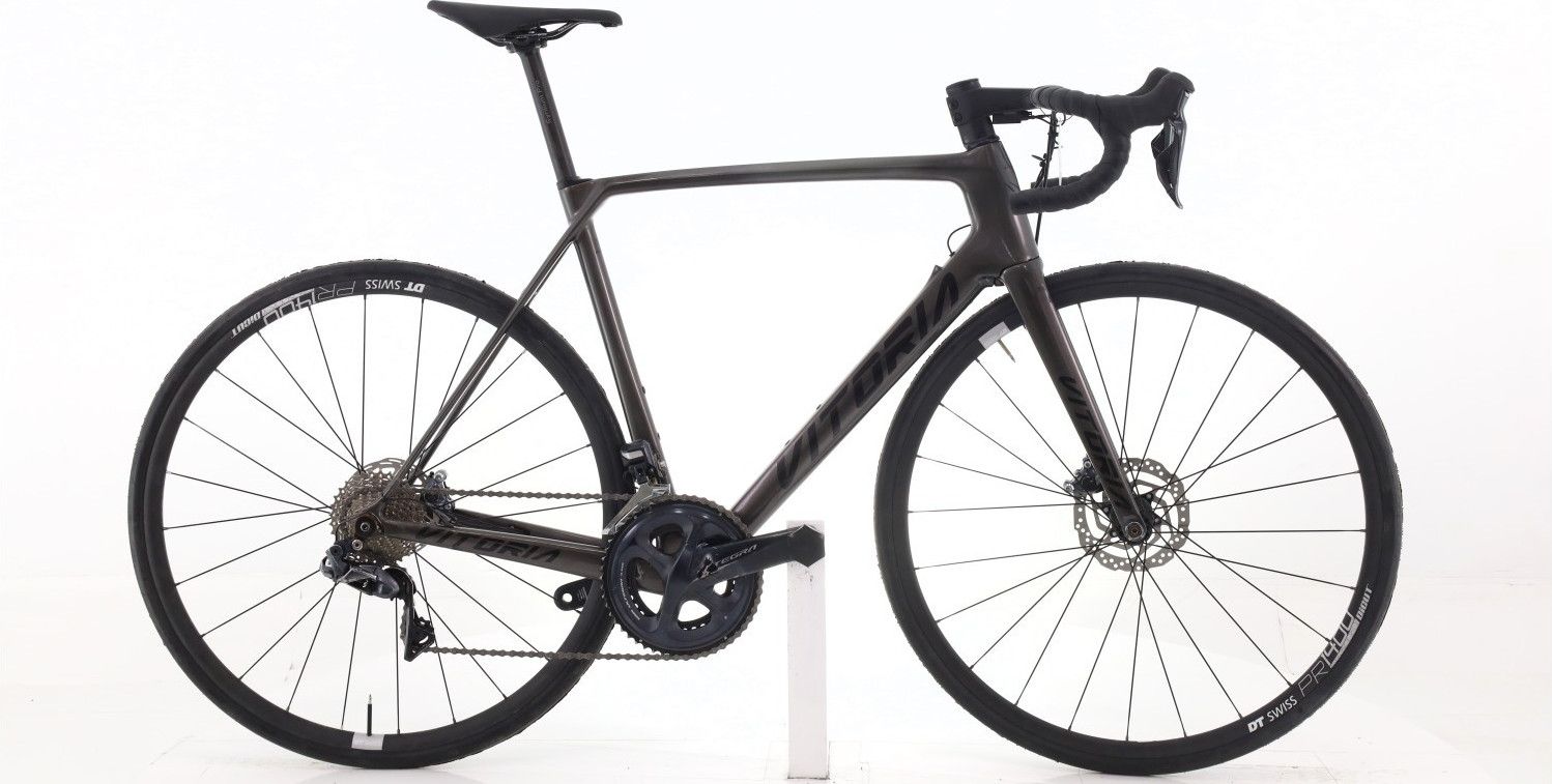 Produit reconditionné · Vitoria Advanced SL Di2 11V · Gris / Vélo de route | Très bon état