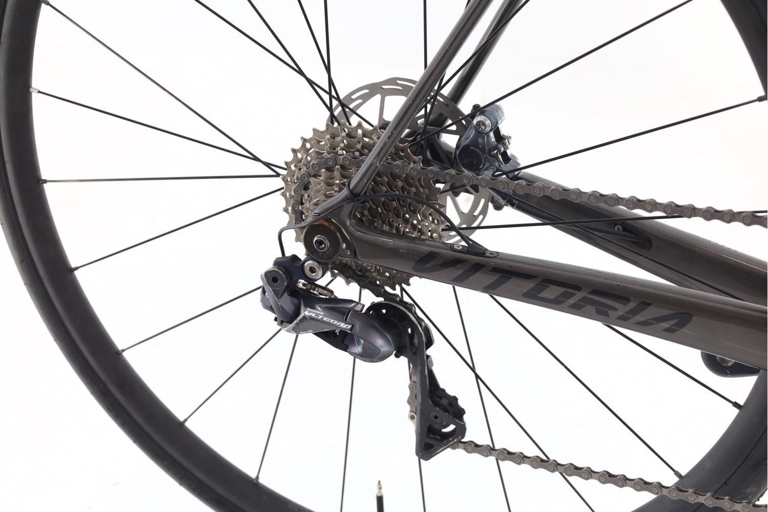 Produit reconditionné · Vitoria Advanced SL Di2 11V · Gris / Vélo de route | Très bon état