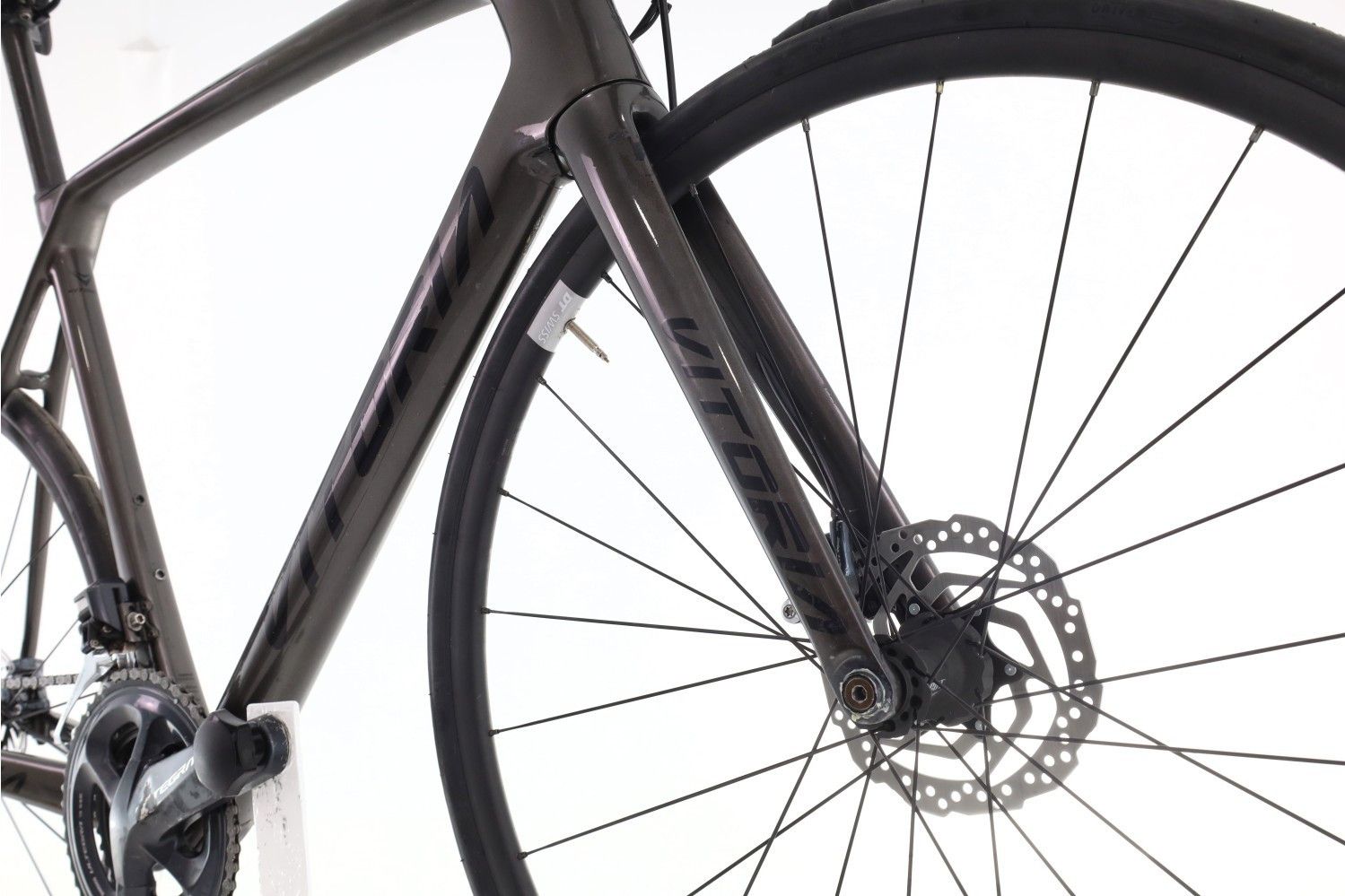Produit reconditionné · Vitoria Advanced SL Di2 11V · Gris / Vélo de route | Très bon état