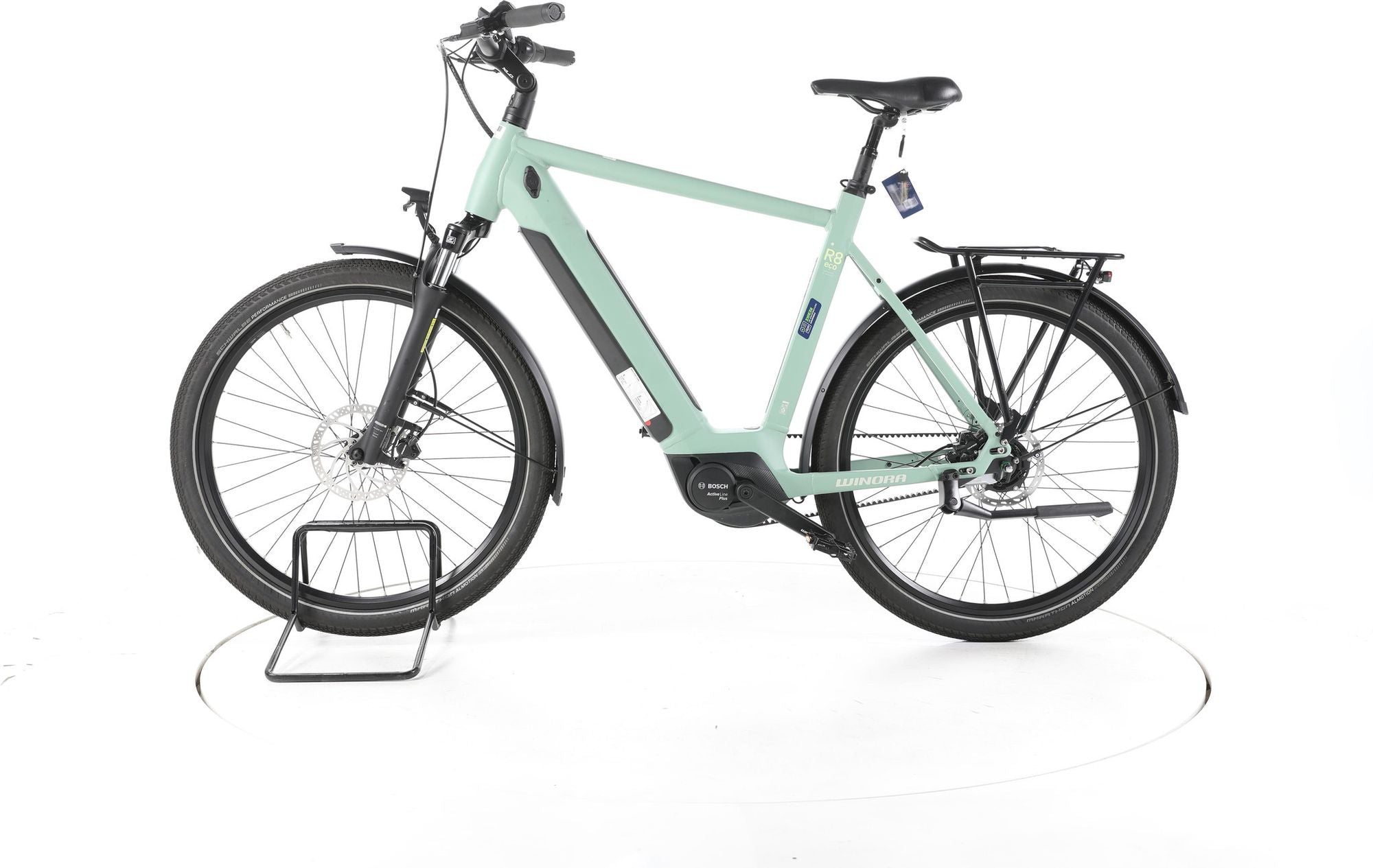Produit reconditionné - Winora Sinus R8 City E-Bike - Très Bon Etat