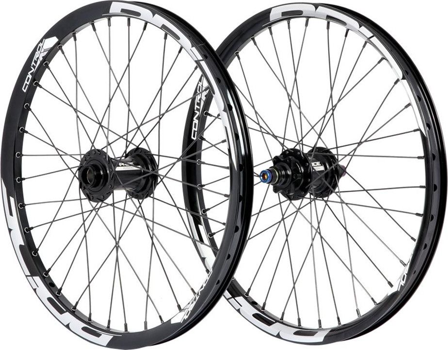Paire de Roues Alu Pro Pride Control Disque Fusion 20/10mm Noir