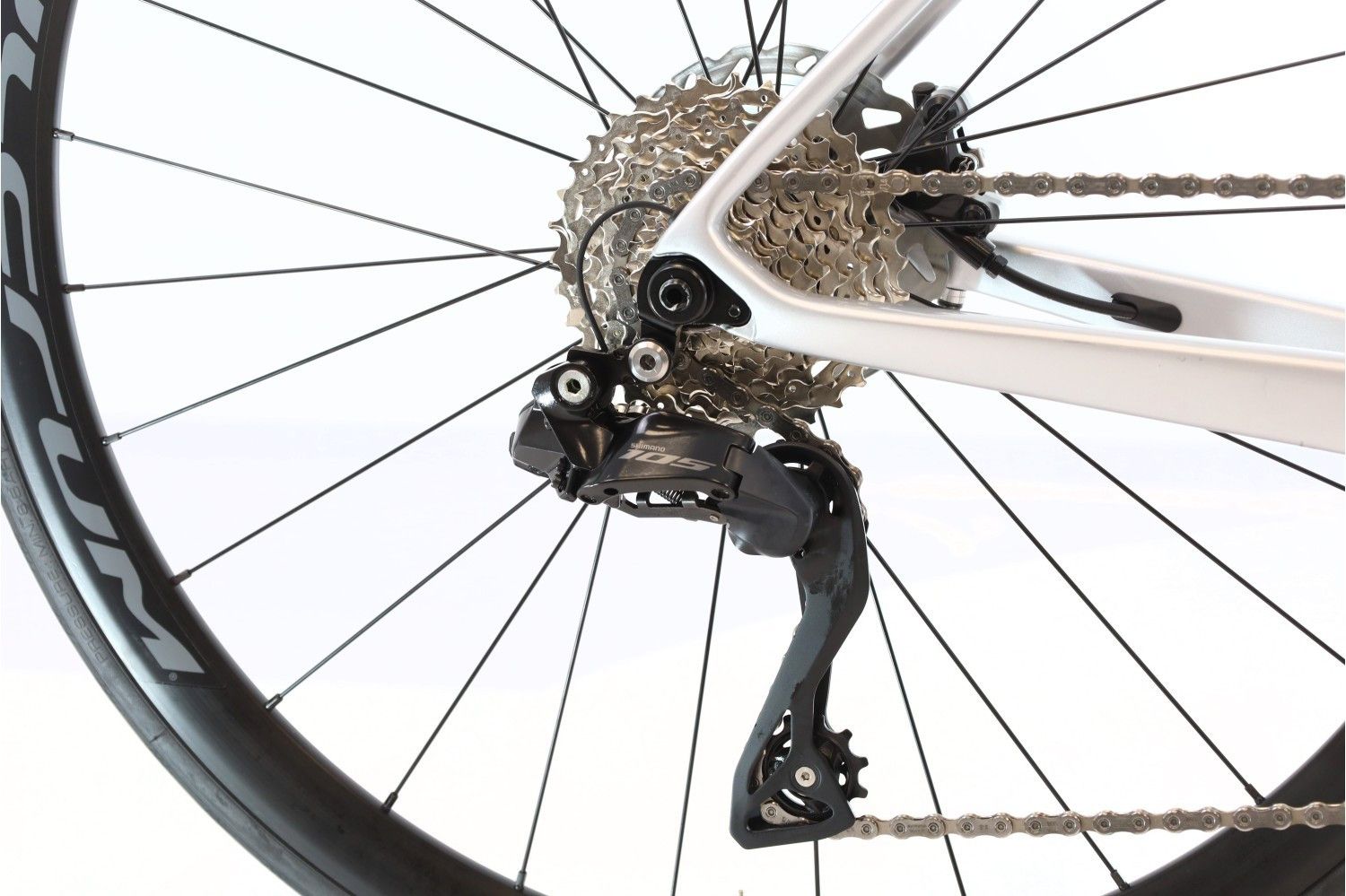 Produit reconditionné · Mendiz F9 Di2 12V · Gris / Vélo de route | Très bon état