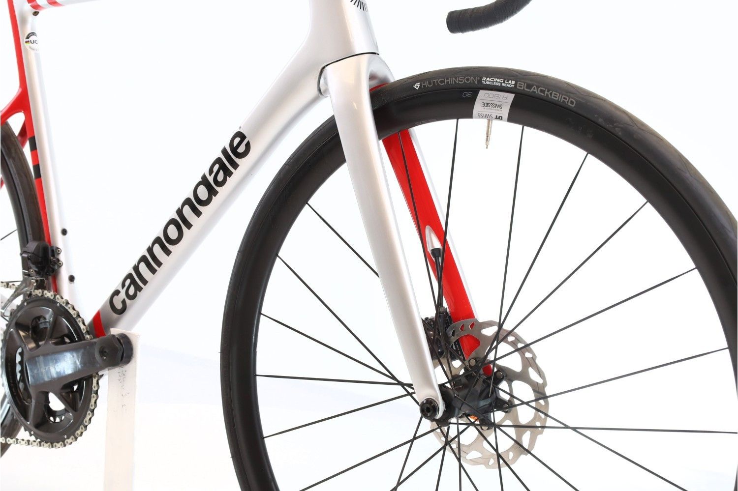 Produit reconditionné · Cannondale SuperSix EVO 2 Di2 12V · Gris / Vélo de route | Bon état