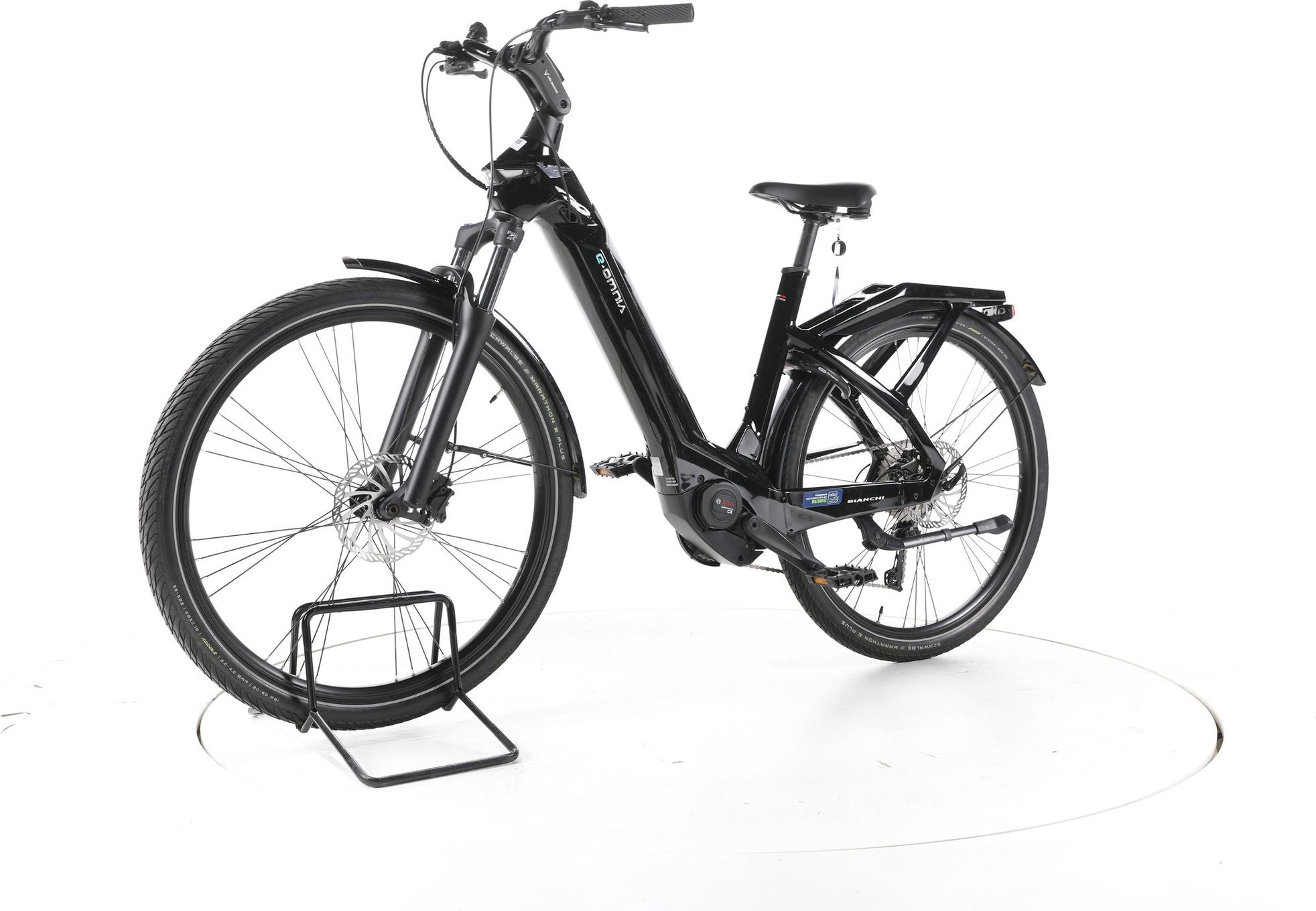 Produit reconditionné - Bianchi E Omnia C Type Trekking E-Bike Entrée basse - Très Bon Etat