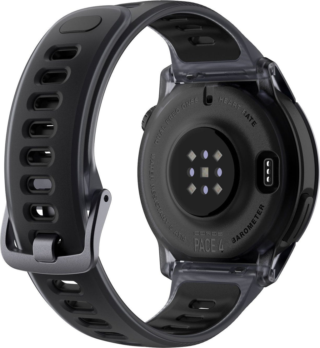 Montre GPS Coros Pace 4 Aluminium Silicone Noir Crystal