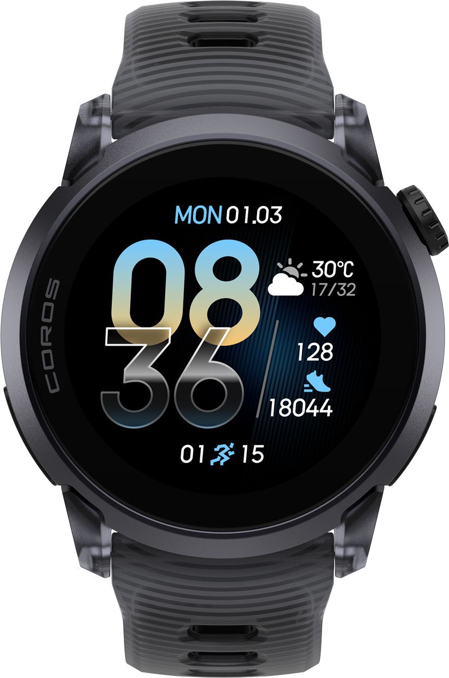 Montre GPS Coros Pace 4 Aluminium Silicone Noir Crystal