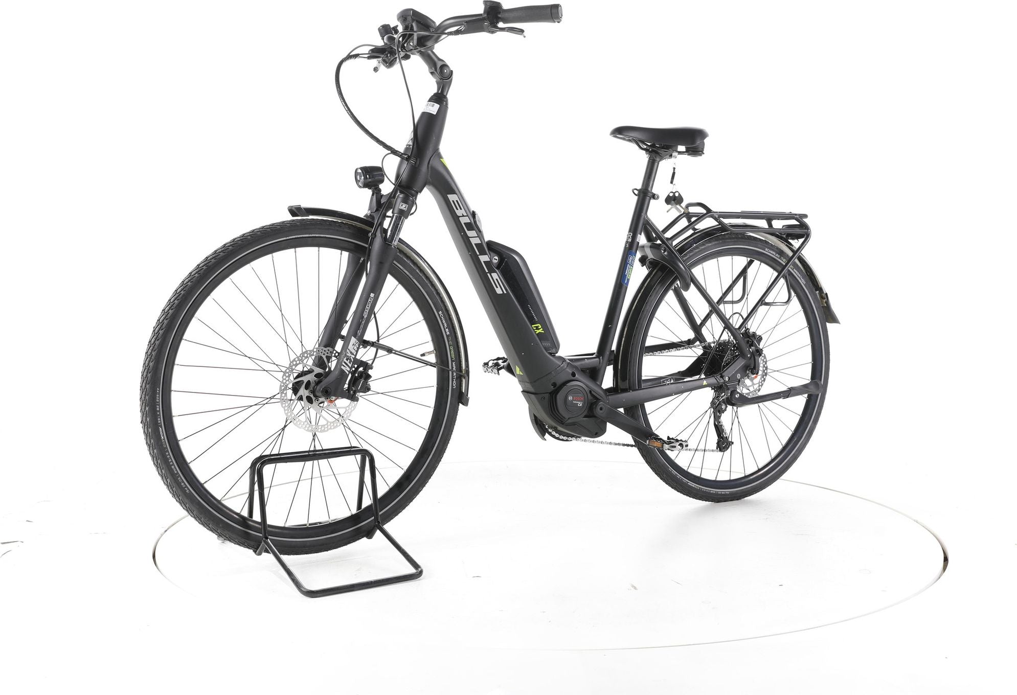 Produit reconditionné - Bulls Street CX (ID97795),schwarz-grau-lime,55cm/28\  Entrée basse - Bon Etat