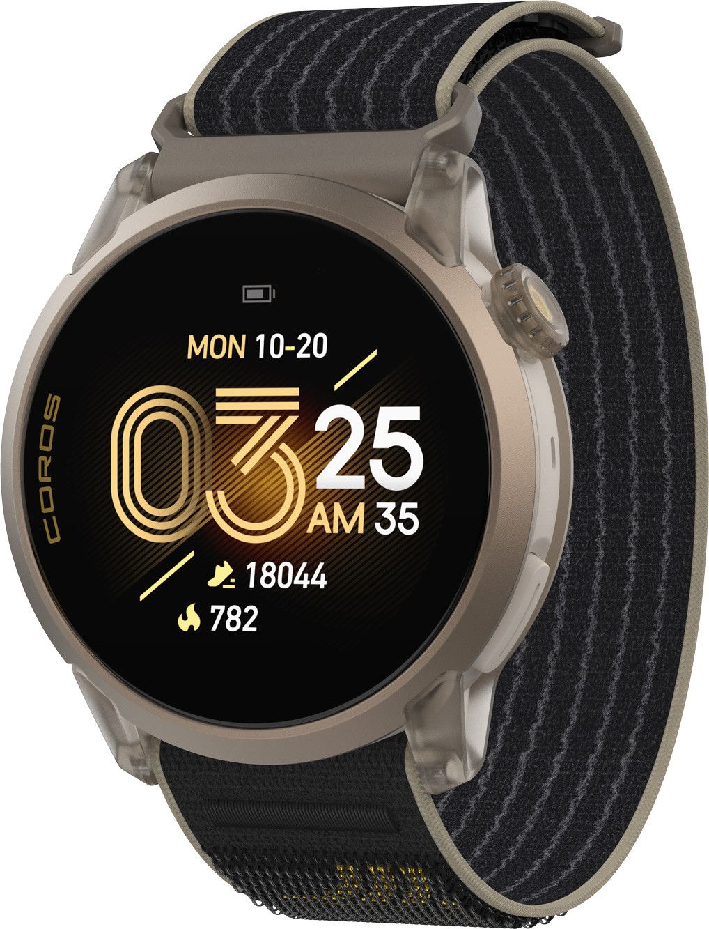 Montre GPS Coros Pace 4 Aluminium Nylon Noir Or Édition Jakob Ingebrigtsen