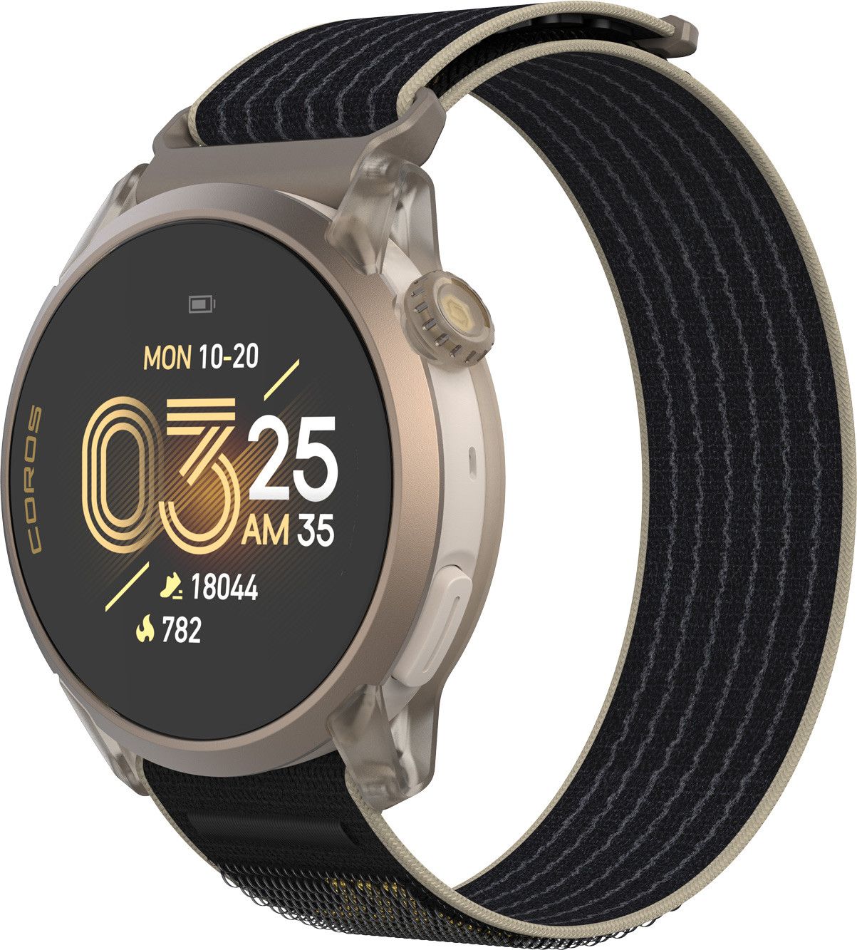 Montre GPS Coros Pace 4 Aluminium Nylon Noir Or Édition Jakob Ingebrigtsen