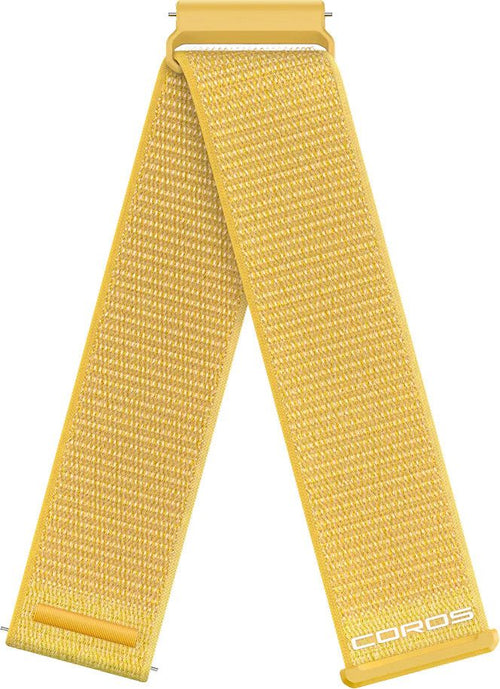 Bracelet de Montre Coros Apex 4 24 mm Nylon Jaune