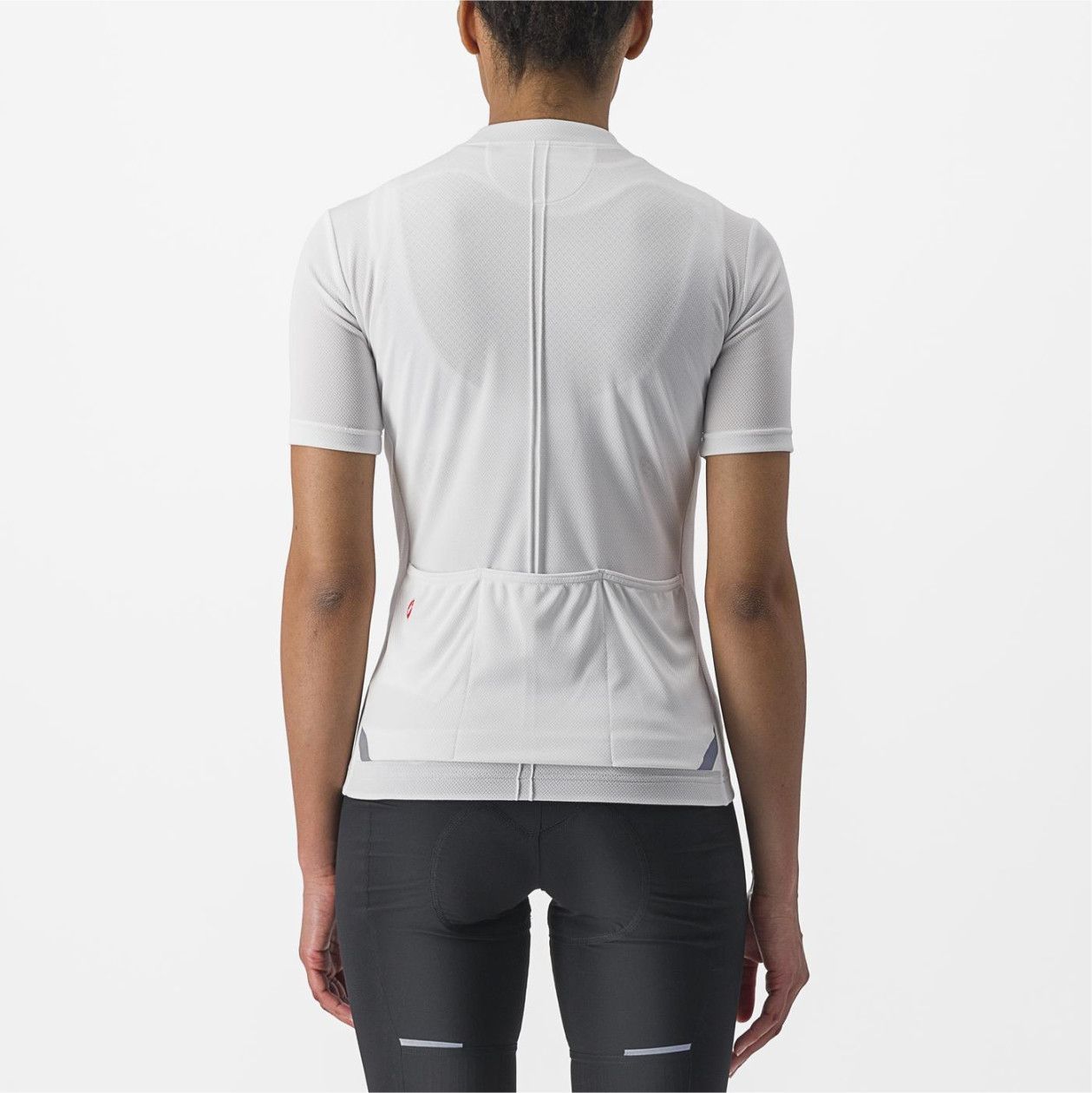 Maillot Manches Courtes Femme Castelli Anima 4 Blanc Ivoire T.L - Produit Reconditionné