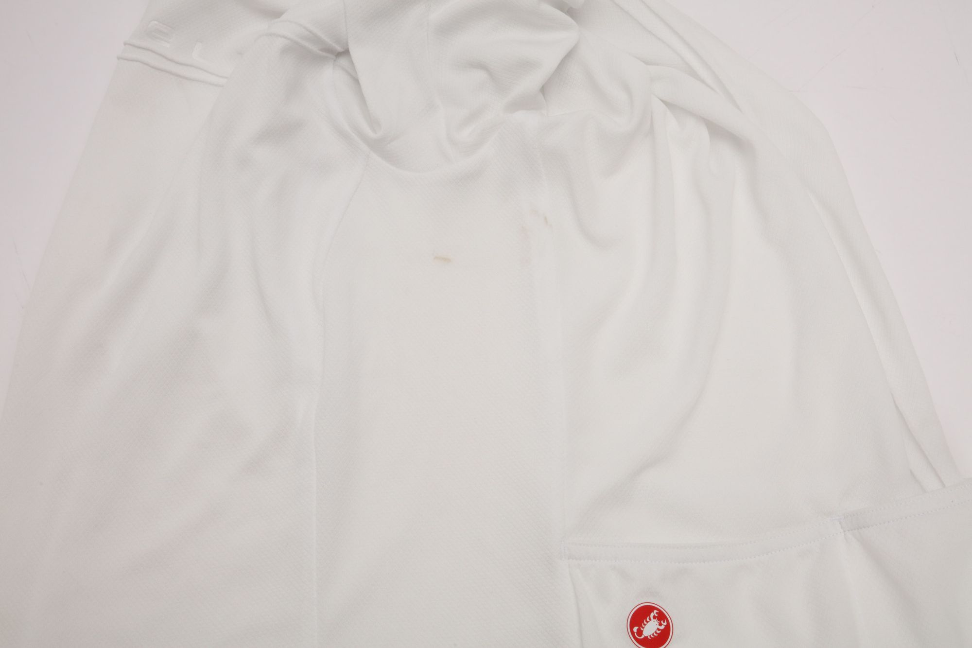 Maillot Manches Courtes Femme Castelli Anima 4 Blanc Ivoire T.L - Produit Reconditionné