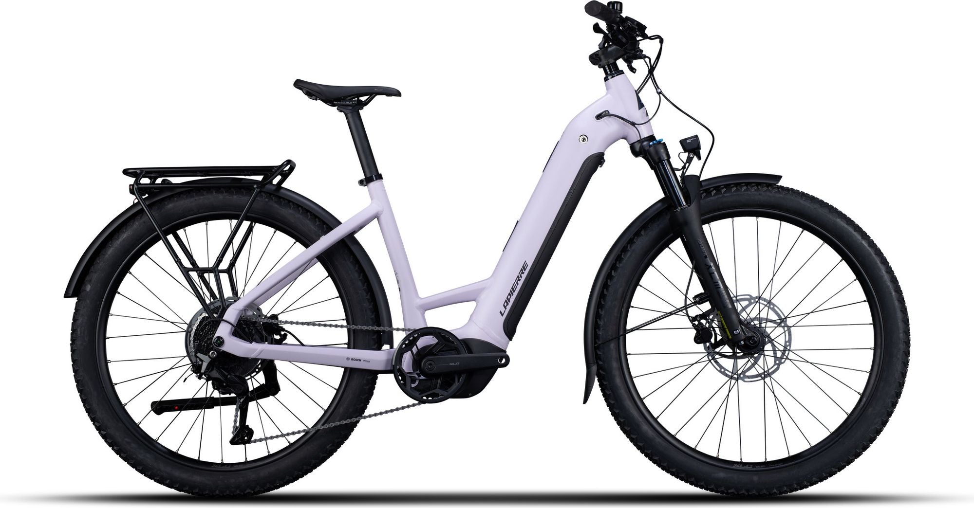 Vélo de Ville Électrique Lapierre E-Explorer 6.5 Low Shimano Cues 9V 540Wh 27.5" Lavande 2027