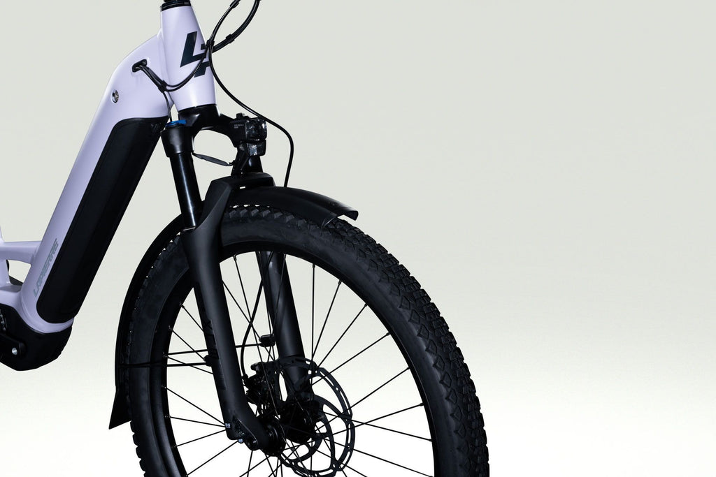 Vélo de Ville Électrique Lapierre E-Explorer 6.5 Low Shimano Cues 9V 540Wh 27.5" Lavande 2027