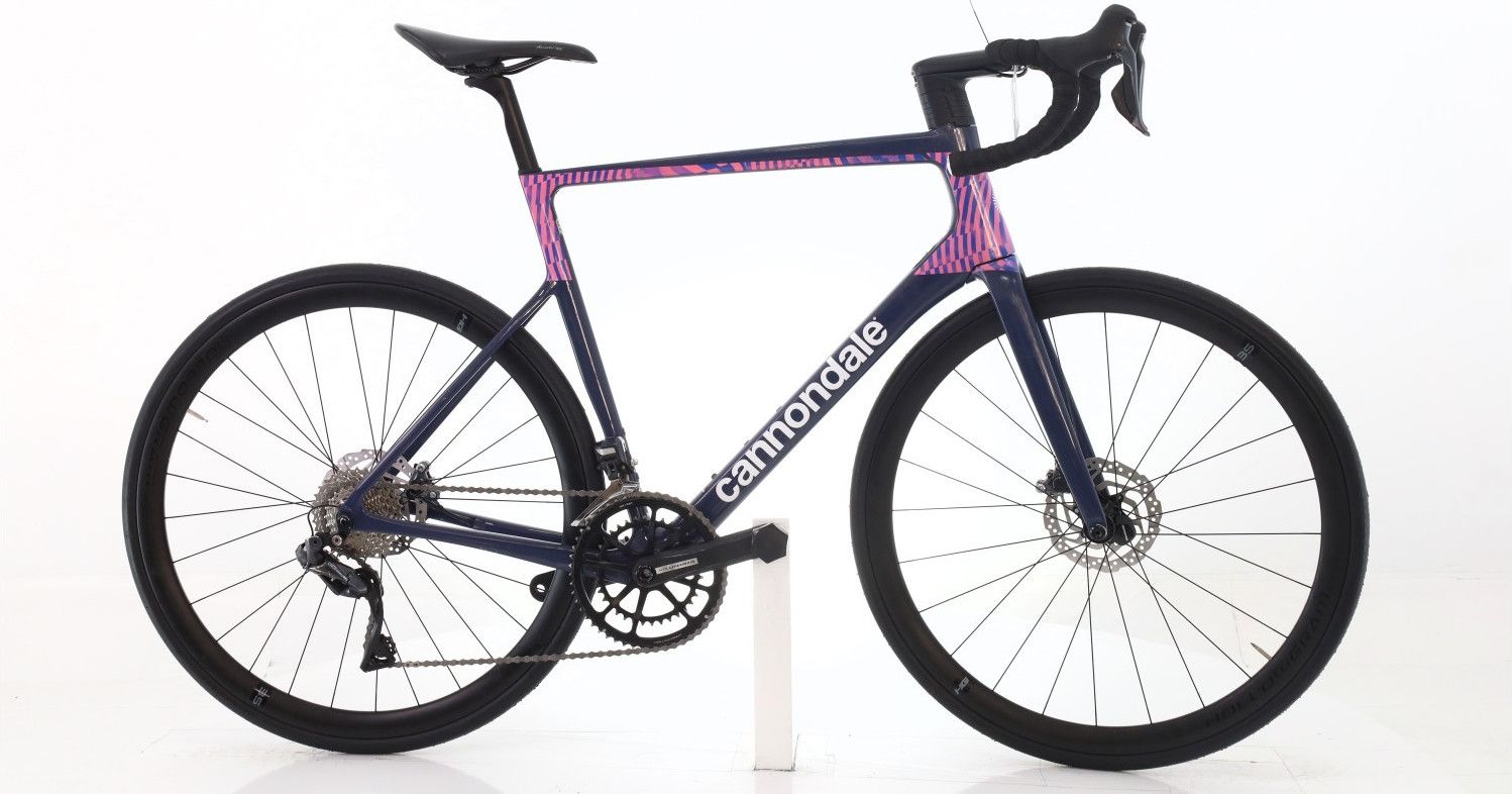 Produit reconditionné · Cannondale SuperSix Evo HI-MOD Di2 11V · Bleu / Vélo de route | Très bon état