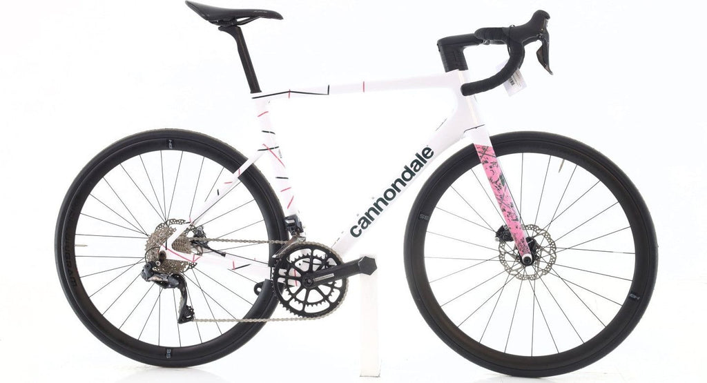 Produit reconditionné · Cannondale SuperSix Evo HI-MOD Di2 11V · Blanc / Vélo de route | Très bon état