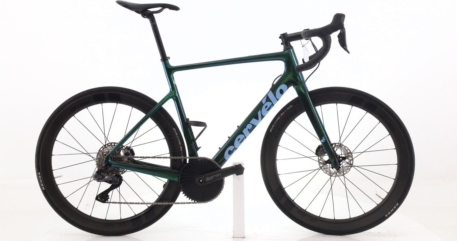 Produit reconditionné · Cervelo Caledonia Di2 12V Classified · Vert / Vélo de route | Très bon état