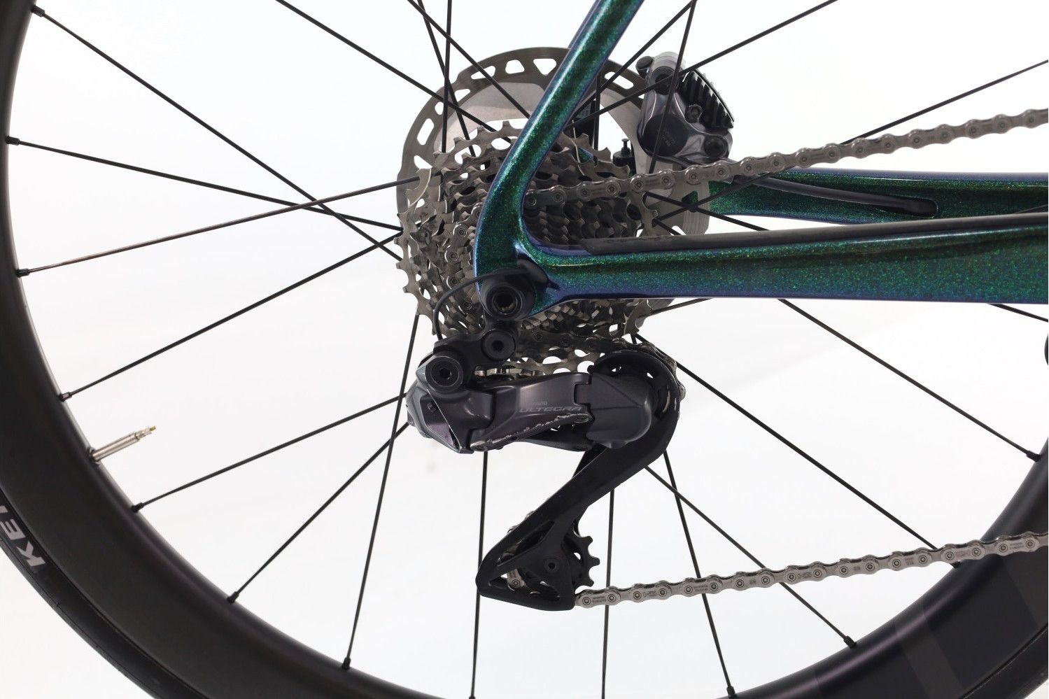 Produit reconditionné · Cervelo Caledonia Di2 12V Classified · Vert / Vélo de route | Très bon état