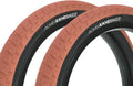 2x pneus BMX ACME 20 pouces x 2,40 pouces marron KHE