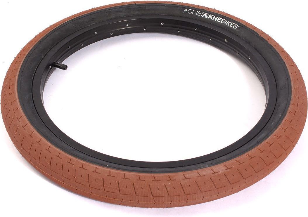 2x pneus BMX ACME 20 pouces x 2,40 pouces marron KHE