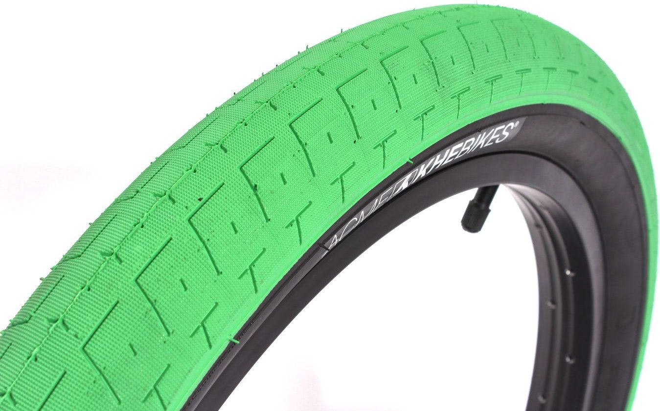 2x pneus BMX ACME 20 pouces x 2,40 pouces vert KHE