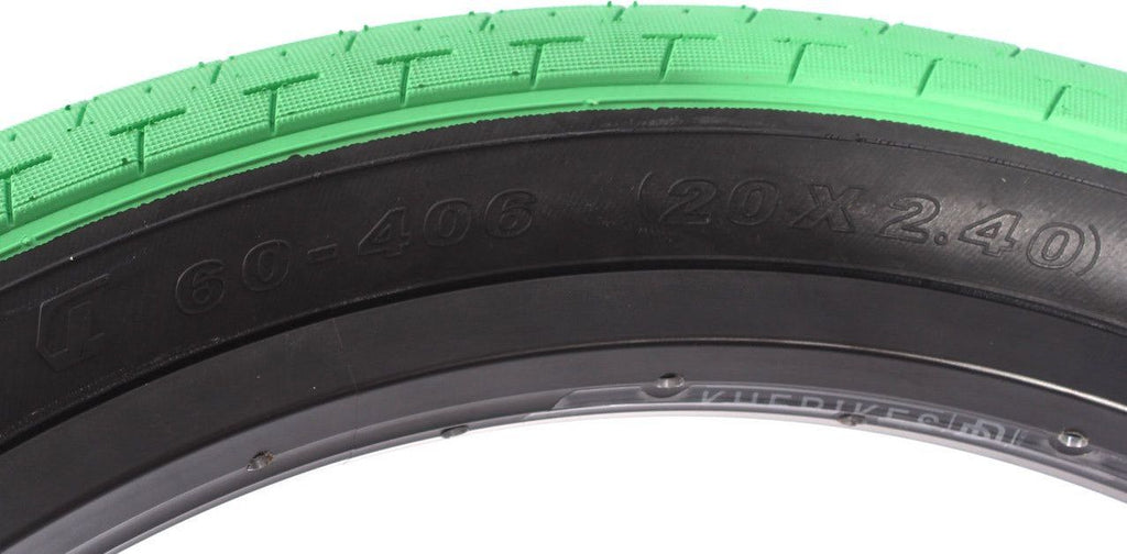 2x pneus BMX ACME 20 pouces x 2,40 pouces vert KHE