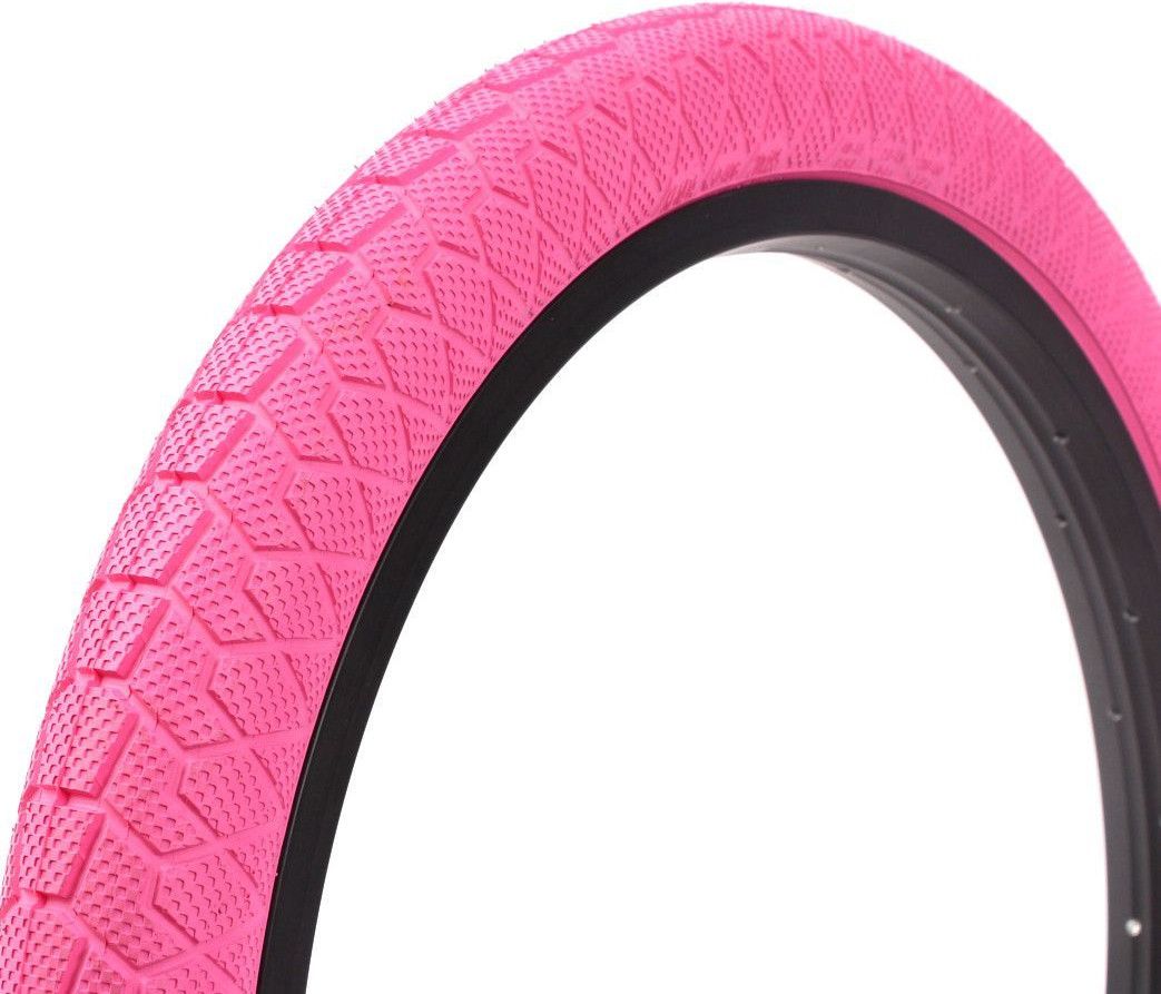 2x pneus BMX KENDA 20 pouces x 1,95 pouces rose + chambre à air AV