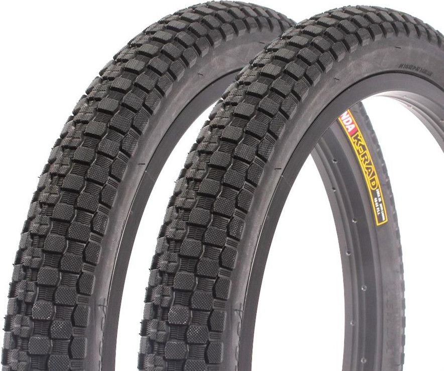 2x pneus BMX KENDA K-RAD 20 x 2,35 pouces noir
