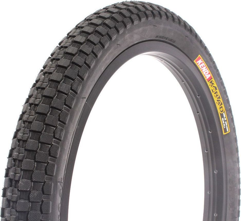 2x pneus BMX KENDA K-RAD 20 x 2,35 pouces noir