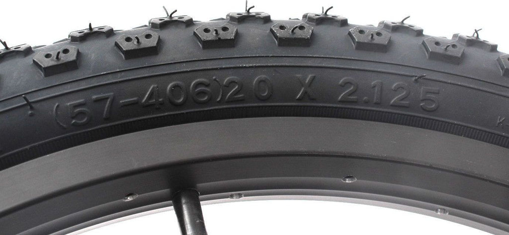 Set de pneus BMX KENDA 20 pouces x 2,125 pouces