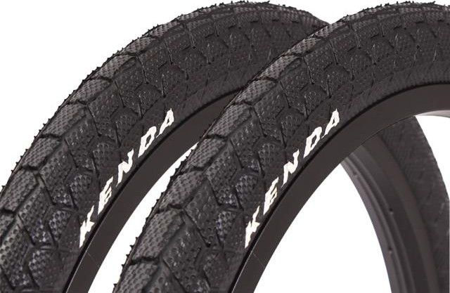 Set de pneus BMX KENDA 20 pouces x 1,95 pouces